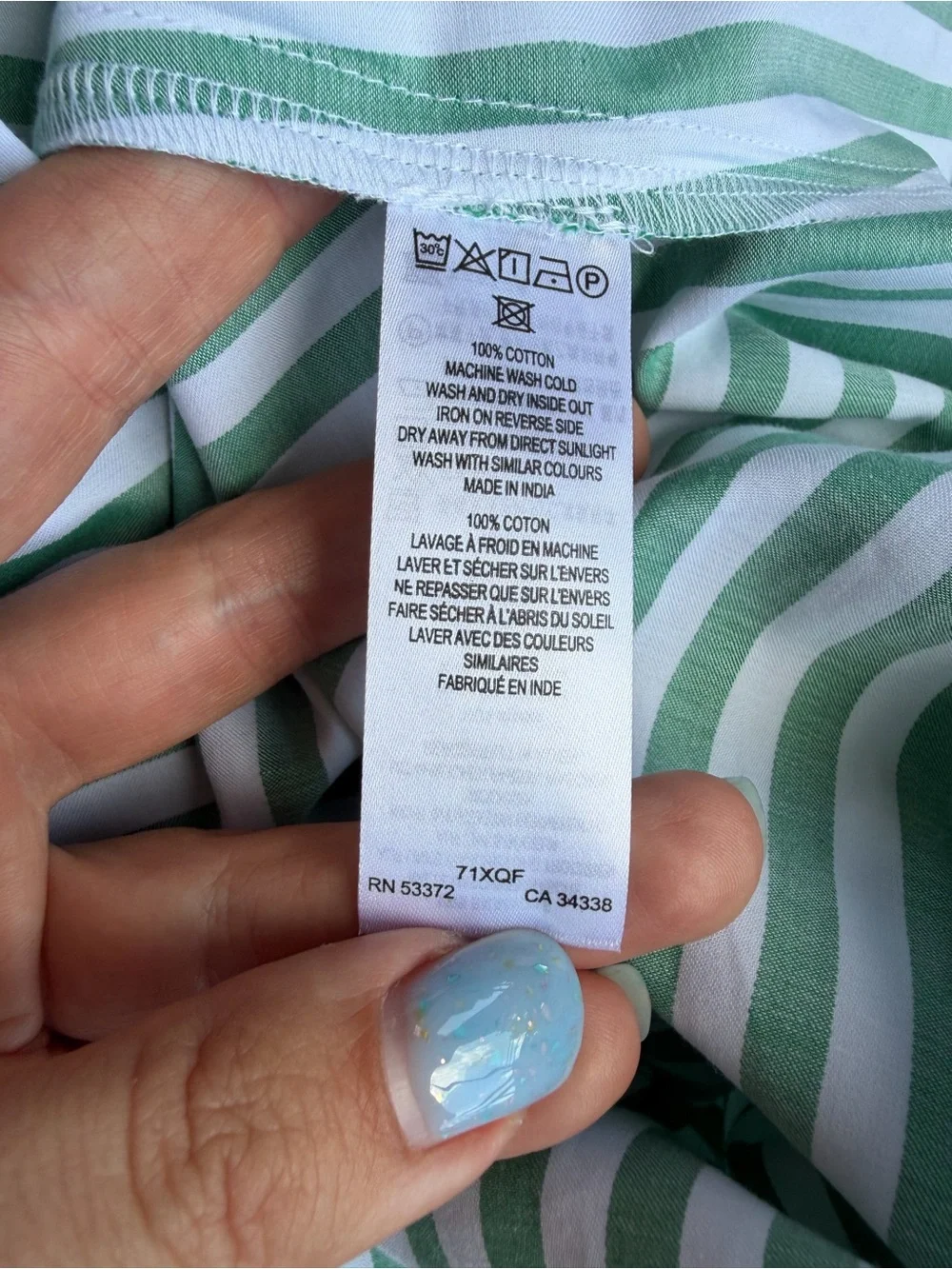 French Connection Alexis One Shoulder Dress Sz 4 Striped Bow Vacation NWT - Picture 11 of 11